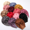 Winter Plain Faux Cashmere High Stretch Big Bow Turban SS135