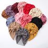 Winter Plain Faux Cashmere High Stretch Big Bow Turban SS135