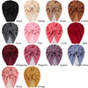 Winter Plain Faux Cashmere High Stretch Big Bow Turban SS135