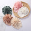 Big Blossom Flower Ribbed Turban Baby Hats