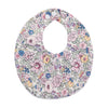 Sweet Girls Printed Round Floral Colorful Soft Baby Bib WW47