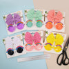 Rainbow Kids Sunglasses With Big Bow Baby Headband Set DP117