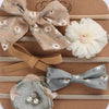 5Pcs/Set Bow Nylon Baby Headband