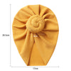 Snail Cotton Ribbed Baby Turban Hat