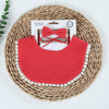 3Pcs/Set Muslin Cotton Solid Color Baby Bib Elastic Headband Set DP090