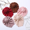 Snail Cotton Ribbed Baby Turban Hat